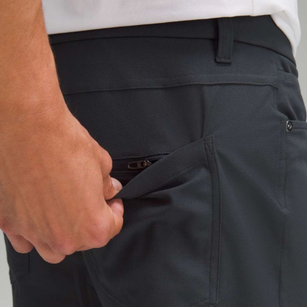 Lululemon ABC Classic-Fit Pant 27” Inseam Warpstreme Obsidian Gray 32 - Picture 3 of 8